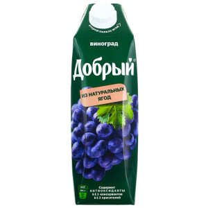 Сок Добрый Виноград 1 л