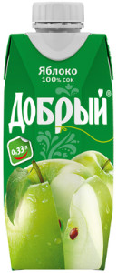 Сок Добрый яблоко 0.3 л